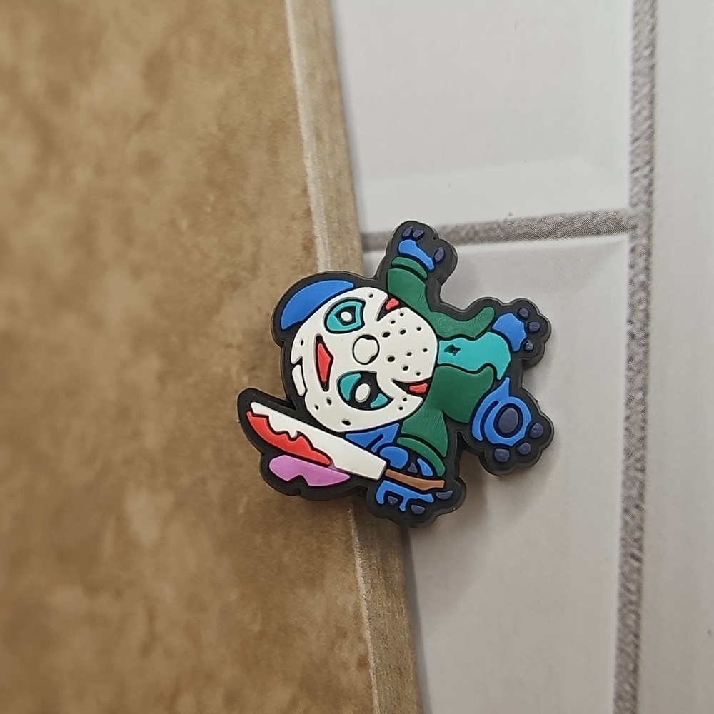 Cute Horror Character Stitch Crocs Charm